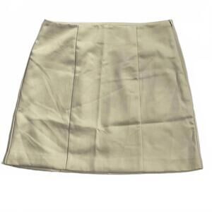 NWOT A New Day | Tailored A-Line Mini Skirt in Beige Size 8